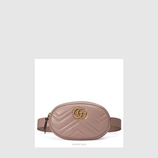 Sac ceinture GG Marmont en cuir matelassé