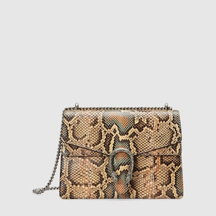 Exotic Handbags Gucci Dionysus Medium Python Shoulder Bag