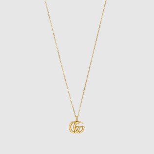 GG Running yellow gold necklace  