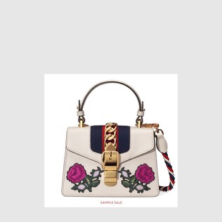 Sylvie embroidered mini bag