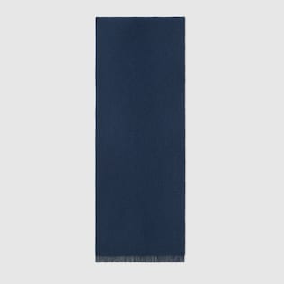 GG jacquard wool scarf