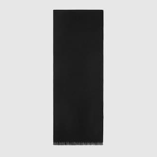 GG jacquard wool scarf