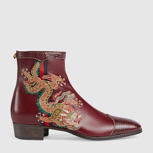 gucci western boots
