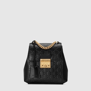 Padlock Gucci Signature backpack