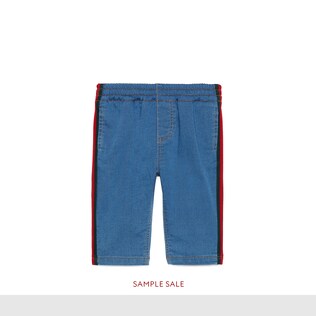 Baby jersey denim pant with Web