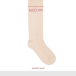 Cotton socks with 