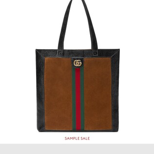 Ophidia suede large tote