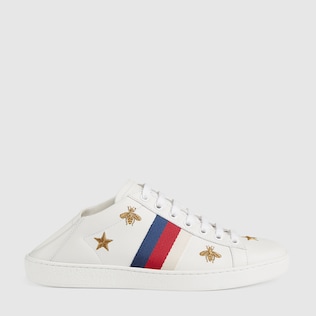 Ace sneaker with bees and stars