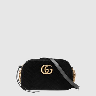 Gucci Women Handbags S Crossbody Bags Gg Marmont Velvet Small Shoulder Bag