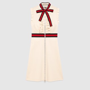 Jersey dress with Web trim