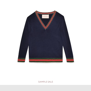 Merino wool knitted top