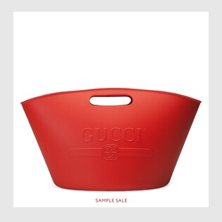 Gucci logo top handle tote