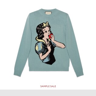 Snow White Wool Knit Sweater Snow White Wool Knit Sweater