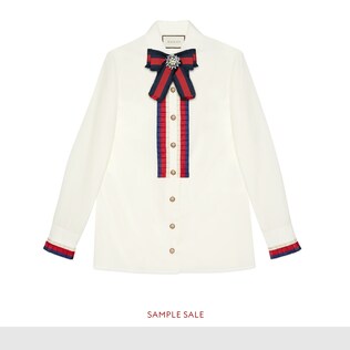 Cotton poplin shirt
