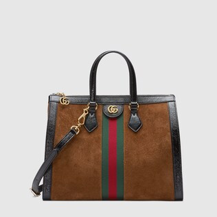 Luxury Handbags Gucci Ophidia Medium Top Handle Bag