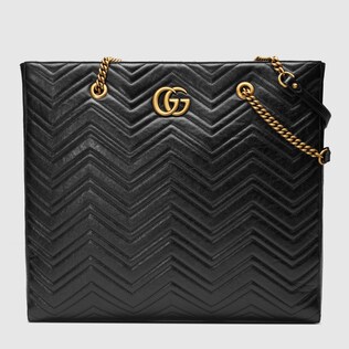 GG Marmont matelassé large tote