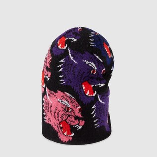 Wool panther face hat