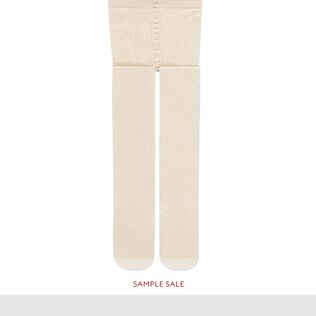 GG pattern wool tights