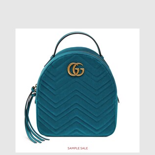 GG Marmont velvet backpack