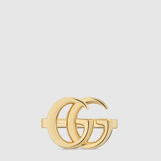 GG Running yellow gold ring