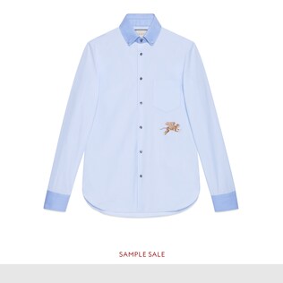 Tiger fil coupé cotton shirt