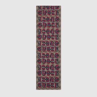 Children's GG Gucci wolves scarf