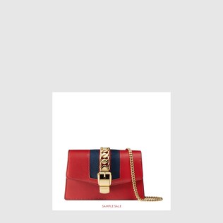 Sylvie leather mini chain bag