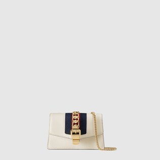 Sylvie leather mini chain bag