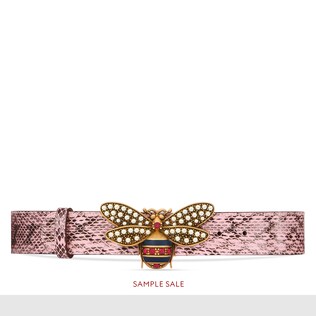 Queen Margaret snakeskin belt