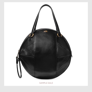 Basketball shaped tote bag
