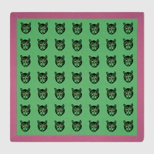 Mystic Cats wool baby blanket