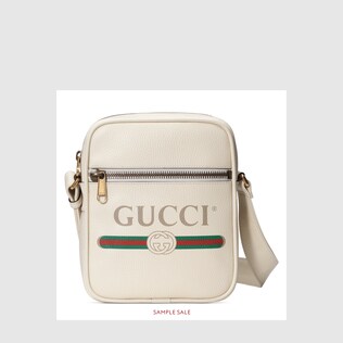 Men S Bags Gucci Gucci Print Messenger Bag