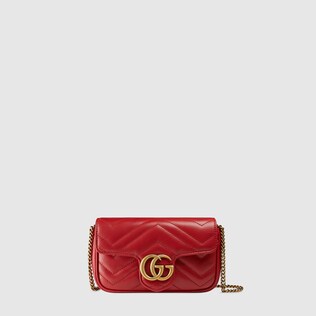 GG Marmont matelassé leather super mini bag