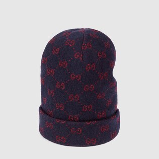 GG alpaca wool hat