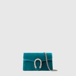 Dionysus velvet super mini bag