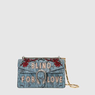 Dionysus small snakeskin shoulder bag