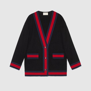 Tweed jacket with Web 