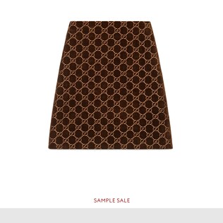 GG velvet skirt