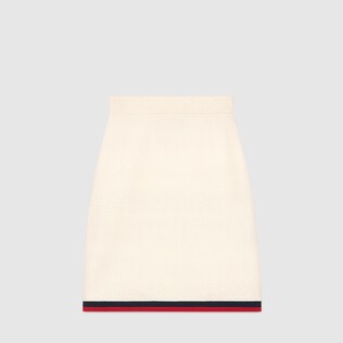 Wool skirt with Web
