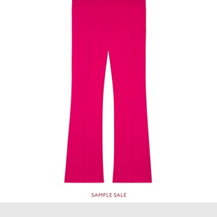 Viscose ankle length bootcut pant
