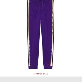 Technical jersey jogging pant