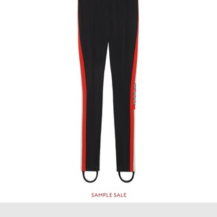 Technical jersey stirrup legging