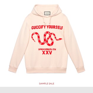 Oversize sweatshirt with 