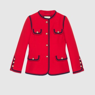 Silk wool jacket 