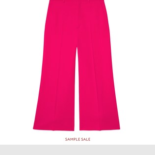Stretch viscose culotte pant