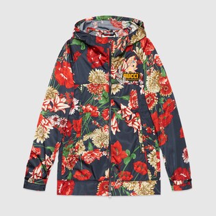 Spring bouquet nylon jacket