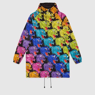 Panther face nylon jacket