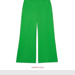 Stretch viscose culotte pant