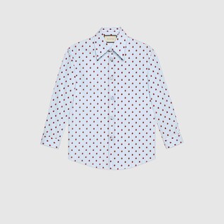 Ladybugs striped cotton shirt