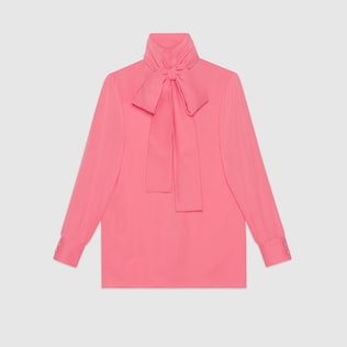 Silk satin shirt